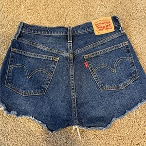 Levi's Women's Blue Denim Shorts